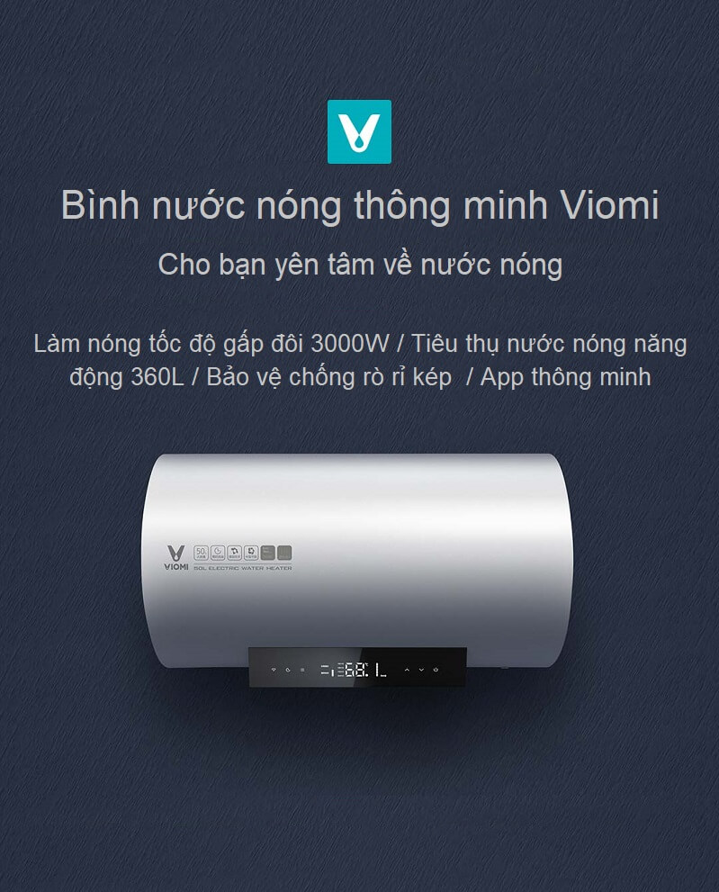 Bình nước nóng thông minh Viomi 1A 60L